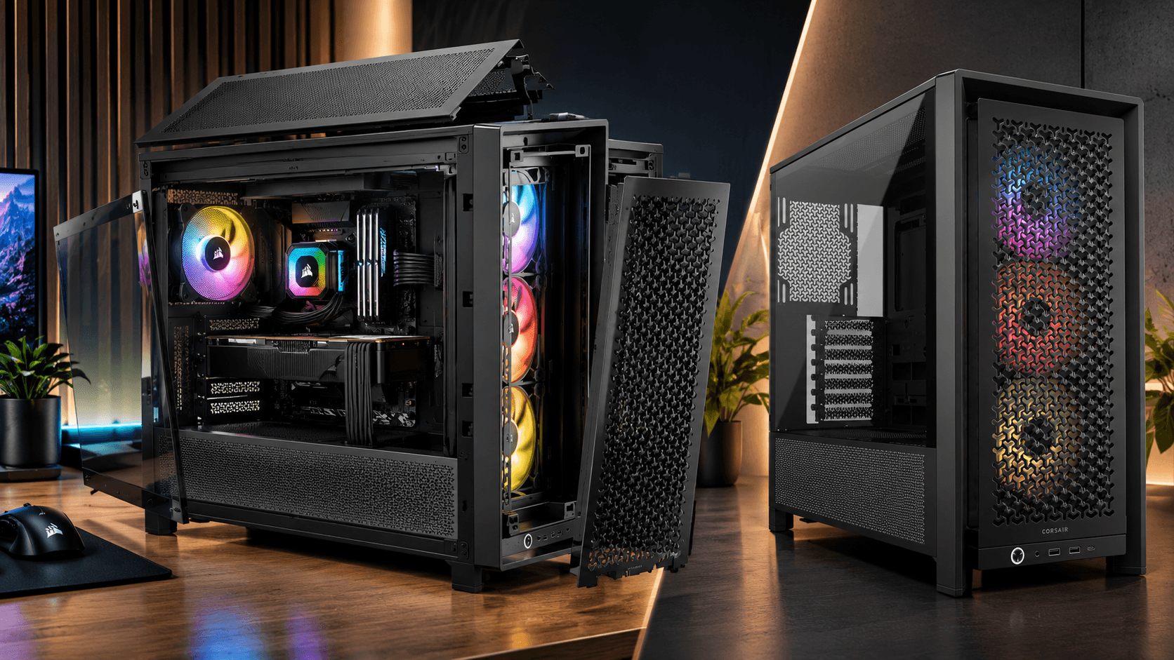 CORSAIR FRAME 4000D corsair airflow case Review: Customizable PC Case – Black