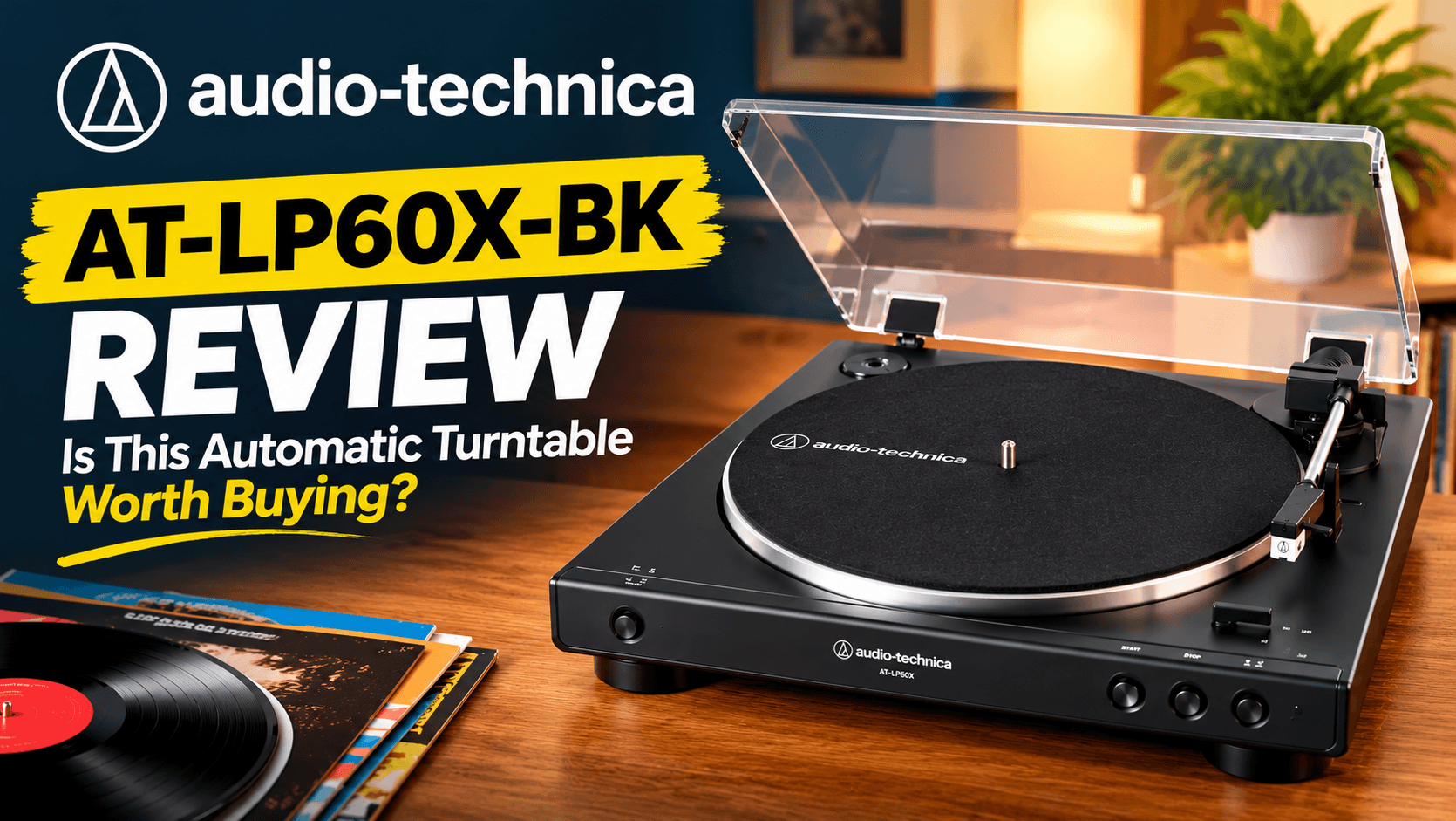 Audio-Technica AT-LP60X-BK Review: Is This Automatic Turntable Worth Buying?