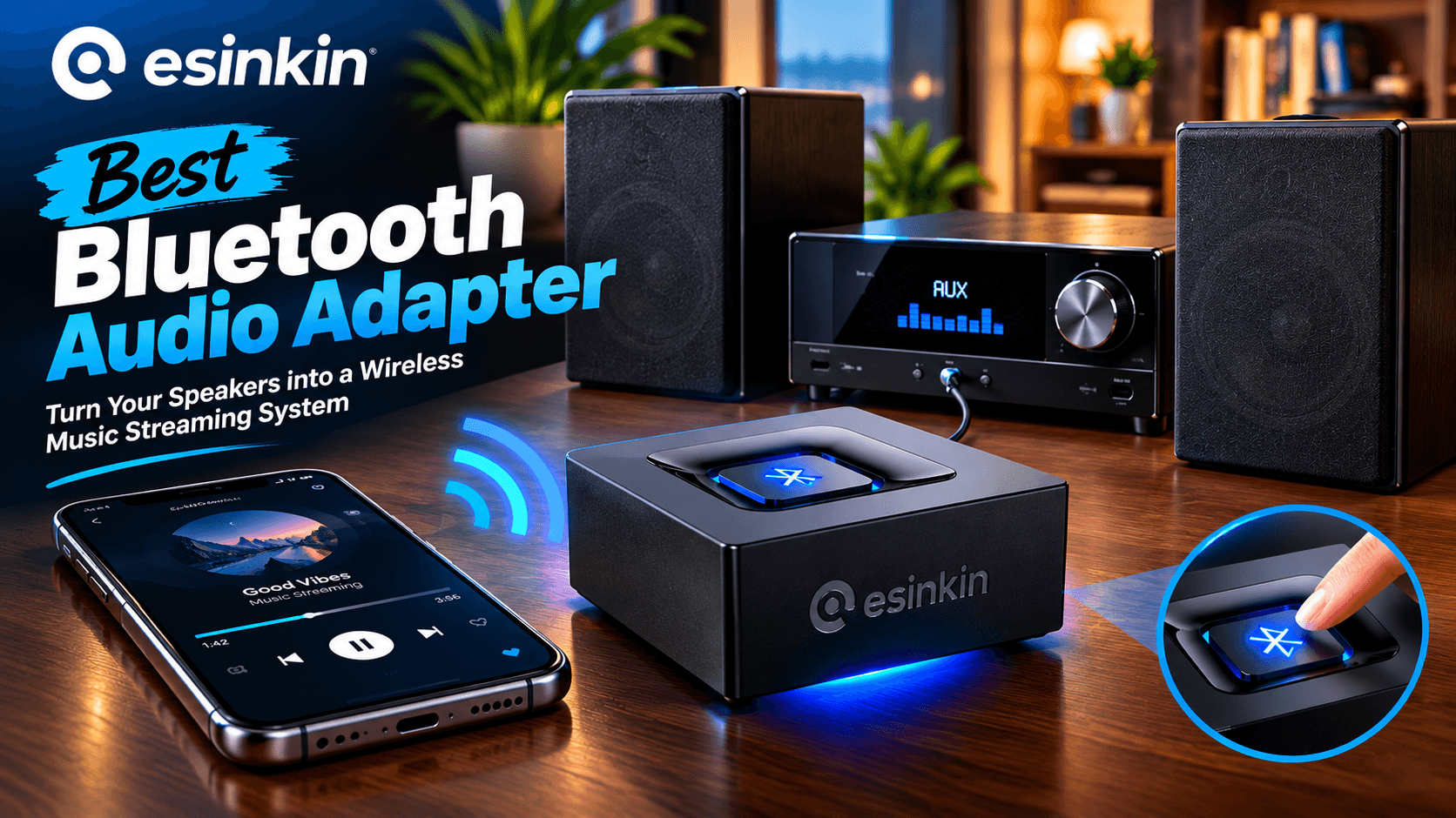 Best Bluetooth Audio Adapter for Music Streaming Sound Systems