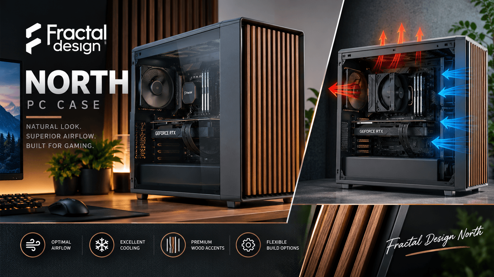 Fractal Design North PC Cases Review: Stylish Design Meets Gaming Performance