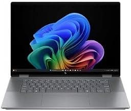 OmniBook X FILP Copilot+ PC 16 inch 2K Touch 2-in-1 Touchs Laptop, AMD Ryzen AI 5 340, 16GB DDR5 RAM, 512GB SSD, Backlit KB, Copilot+ PC, Windows 11 Home, Meteor Silver, 16-ar0013dx
