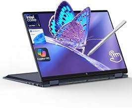 OmniBook X Flip 14 2-in-1 Laptop, Laptop Touchscreen 14" WUXGA IPS, Intel 8-core Ultra 5 226V, Intel Arc 130V GPU, 16GB RAM 512GB SSD, Thunderbolt 4, Windows 11 with Stylus Pen