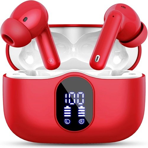 Wireless Earbuds, Bluetooth 5.4 Headphones Bass Stereo, Ear Buds