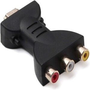 Black HDMI to RCA Adapter