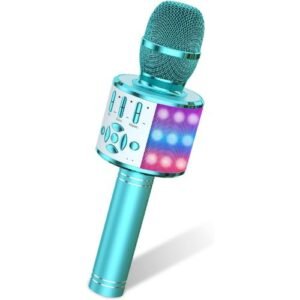Amazmic Kids Karaoke Microphone Machine Toys for Girls Bluetooth Microphone