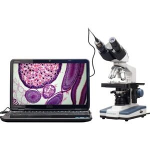 AmScope B120 Series Student & Professional LED Binocular Compound Microscope
