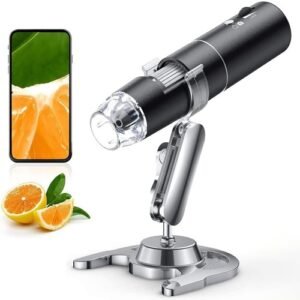 Wireless Digital Microscope, Skybasic 50X-1000X Magnification WiFi Portable Handheld Microscopes