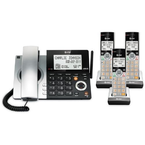 AT&T CL84307 Dect 6.0 Expandable Corded/Cordless Phone