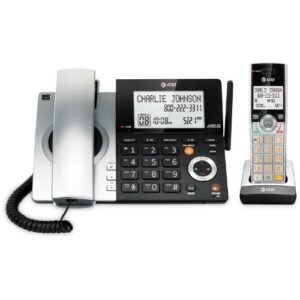 AT&T CL84107 DECT 6.0 Expandable Corded/Cordless Phone