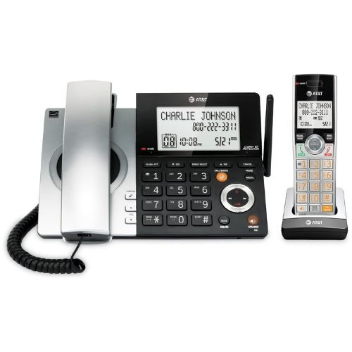 AT&T CL84107 DECT 6.0 Expandable Corded/Cordless Phone