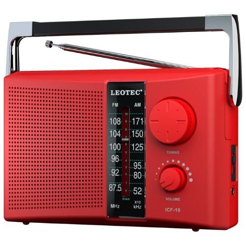 LEOTEC Portable AM FM Radio