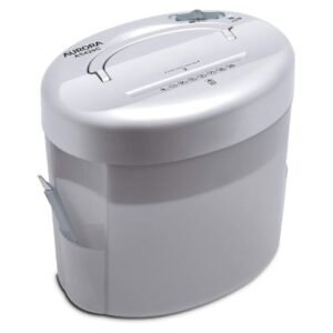 Aurora AS420C Desktop-Style Cross-Cut Paper Shredder, 4-Sheet Crosscut Desktop