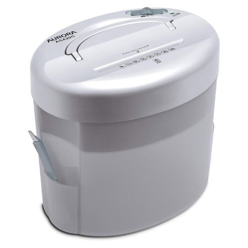 Aurora AS420C Desktop-Style Cross-Cut Paper Shredder, 4-Sheet Crosscut Desktop
