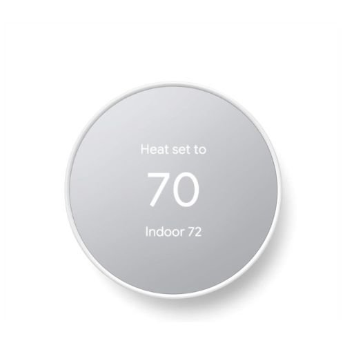 Google Nest Thermostat - Smart Thermostat for Home - Programmable Wifi Thermostat - Snow