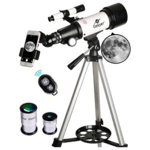 Gskyer Telescope, 70mm Aperture 400mm AZ Mount Astronomical Refracting Telescope for Kids Beginners