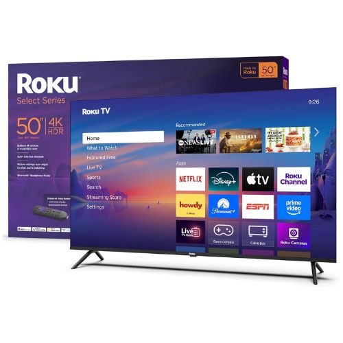 Roku Smart TV 2025 – 50-Inch Select Series