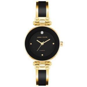 Deals Anne Klein Women's Genuine Diamond Dial Bangle Watch