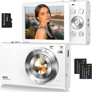 Digital Camera,Autofocus 4K Vlogging Camera for Photography