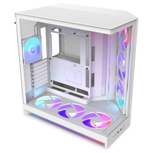 NZXT H9 Flow RGB+ (2025) – Large Dual-Chamber ATX Mid-Tower Airflow PC Case
