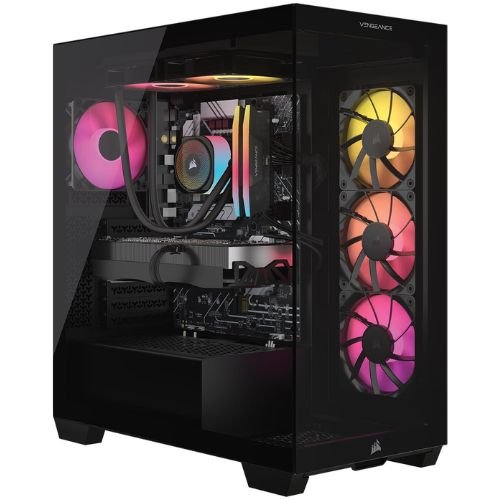 Corsair Vengeance a7500 Gaming PC – Liquid Cooled AMD Ryzen 7 7800X3D CPU