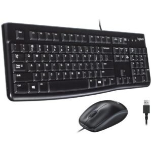 Logitech MK120 Wired Keyboard and Mouse Combo for Windows
