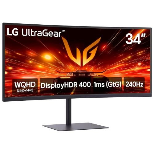 LG 34G630A-B 34-Inch Ultragear WQHD (3440 x 1440) Curved Gaming Monitor