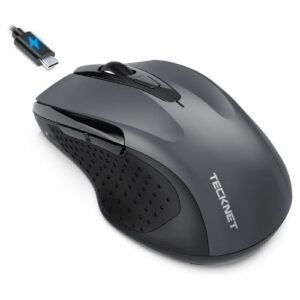 TECKNET Rechargeable Jiggler Wireless Mouse