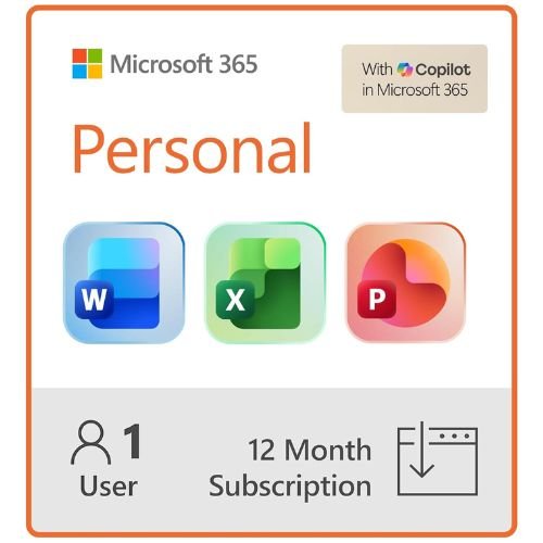 Microsoft 365 Personal | 12-Month Subscription