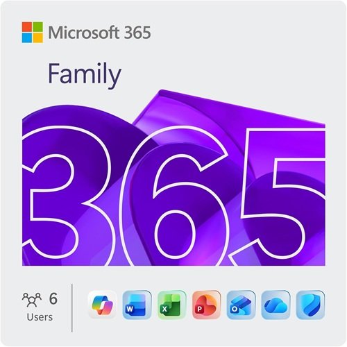 Microsoft 365 Family | 12-Month Subscription | Up to 6 People