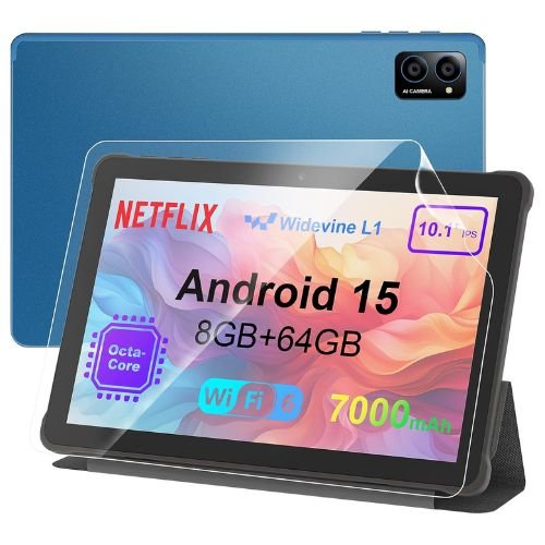 10 inch Android Tablet: Octa-Core, 7000mAh, with Stand Case