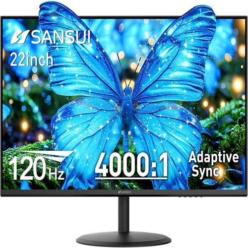 SANSUI 22 Inch 120Hz Monitor, FHD Computer Monitor