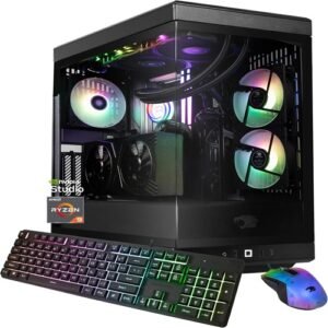 iBUYPOWER Y40 PRO Black Gaming PC Desktop Computer