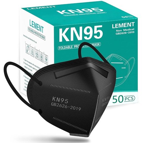 LEMENT 50pcs KN95 Face Mask