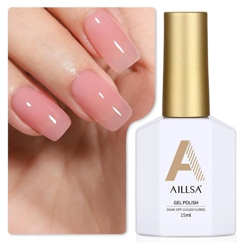 AILLSA Gel Nail Polish Nude Pink Gel Polish