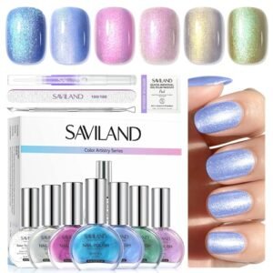 SAVILAND Quick-Dry Aurora Nail Polish Kit