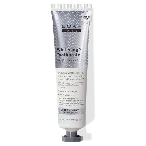 Boka Fluoride Free Toothpaste, Nano Hydroxyapatite Toothpaste, Appropriate for Sensitive Teeth, for Adult, Kids Oral Care