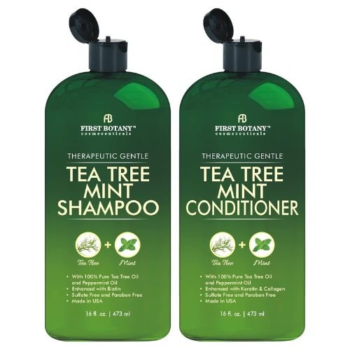 First Botany Tea Tree Mint Shampoo & Conditioner for Men & Women