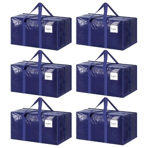 6 Pack Extra Heavy Duty Large Moving Bags