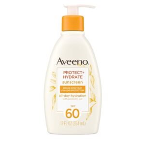 Aveeno Protect + Hydrate Sunscreen Moisturizing Lotion with Prebiotic Oat