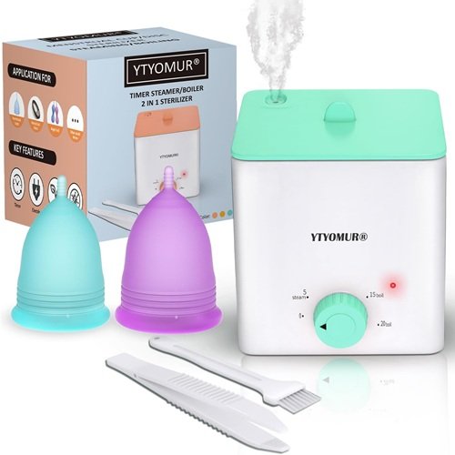 YTYOMUR Menstrual Cups with Sterilizer