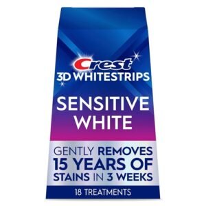 Crest 3D Whitestrips Sensitive At-Home Teeth Whitening Kit