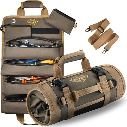 The Ryker Roll Up Tool Bag Organizer Gifts
