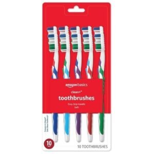 Deals Amazon Basics Clean Plus Toothbrushes