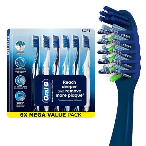 Oral-B Pro Clean Cross Action Toothbrushes