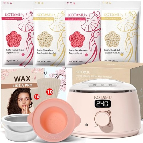 KOTAMU Wax Kit Pink Digital Hair Removal Waxing Kit