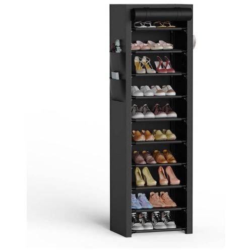VTRIN Vertical Narrow Shoe Rack Organizer