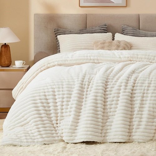 BEDELITE Fleece Queen Comforter Set