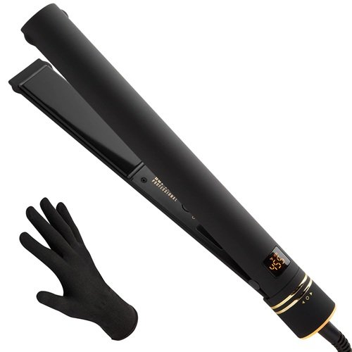 HOT TOOLS Pro Artist Black Gold Ionic 1 1/4 Inch Flat Iron